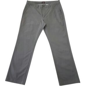 UNTUCKit Relaxed Fit Gray Pants 36x30 Mens Chinos Trousers Casual Straight Leg